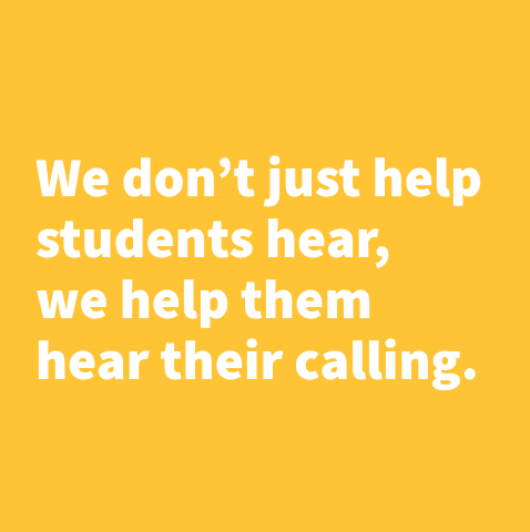 We don't just help students hear, we help them hear their calling for Mobile
