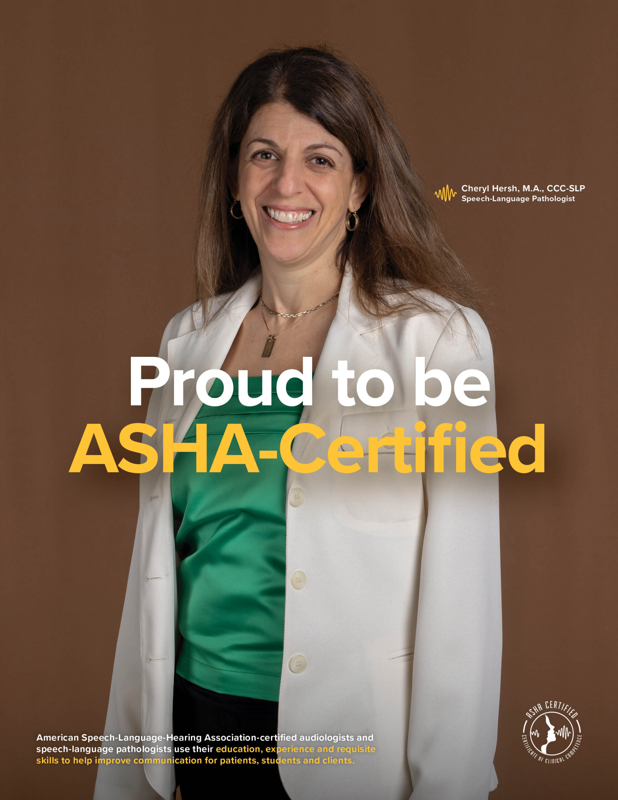 Cheryl Hersh ASHA Certified