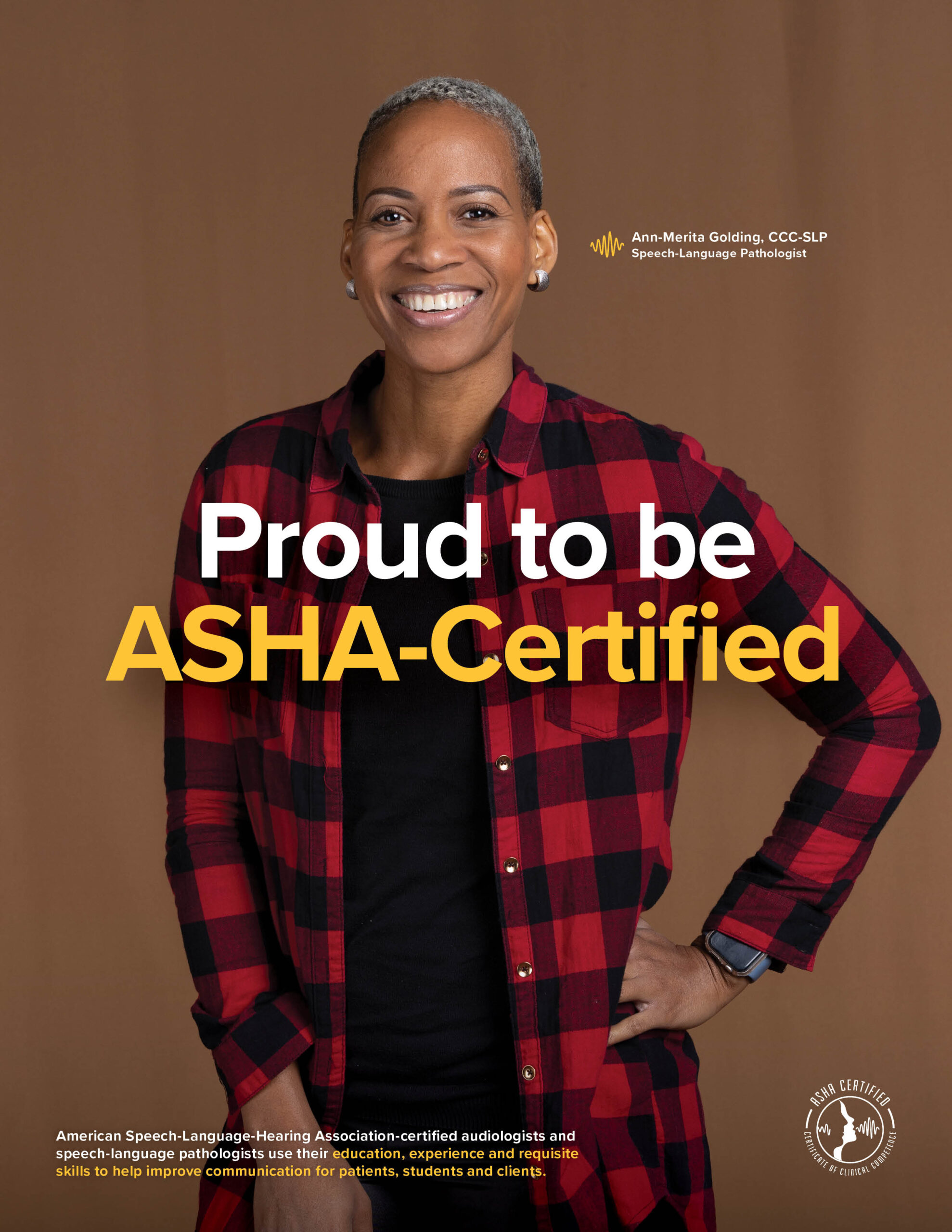 AnnMerita Golding ASHA Certified