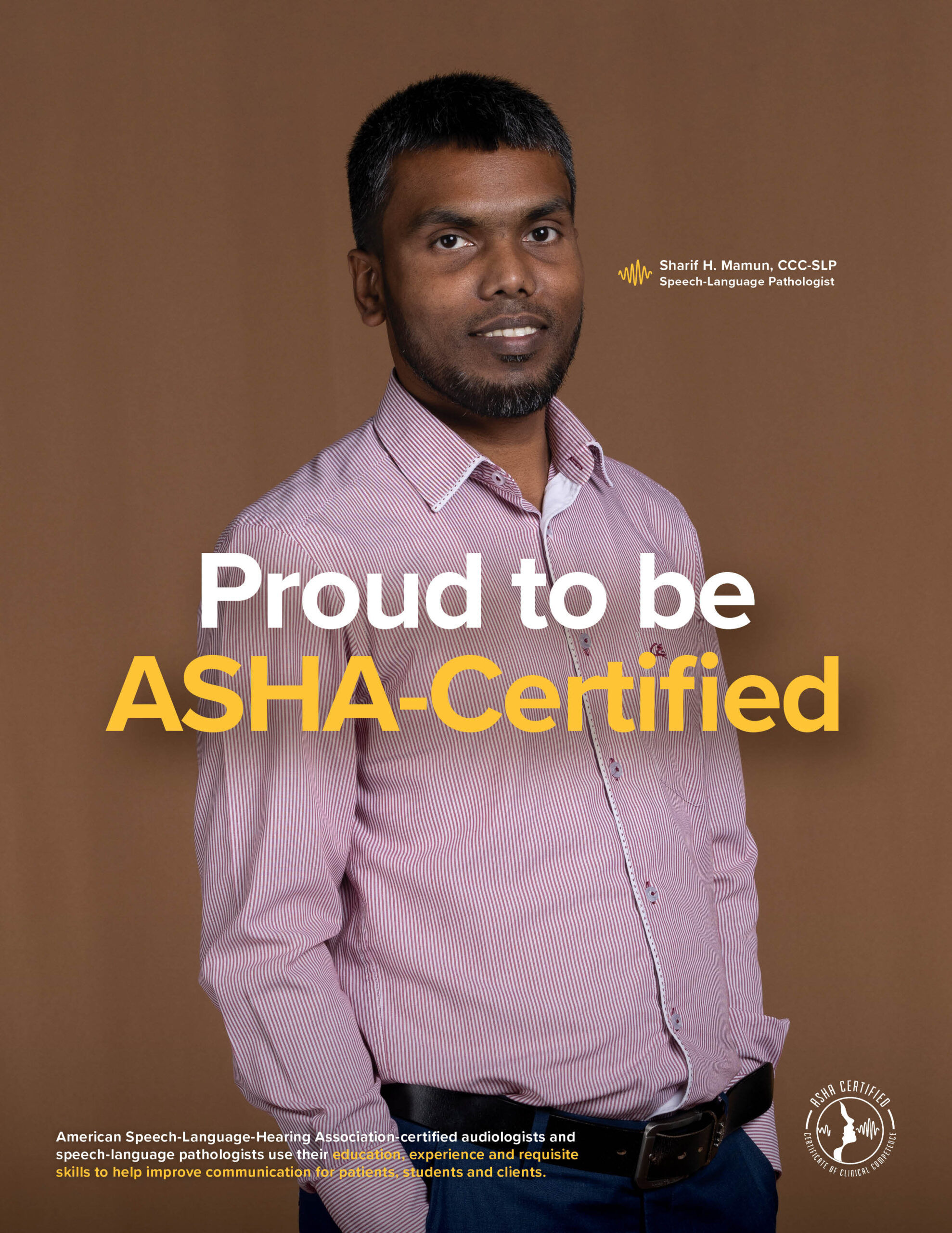 Sharif H. Mamun - ASHA Certified